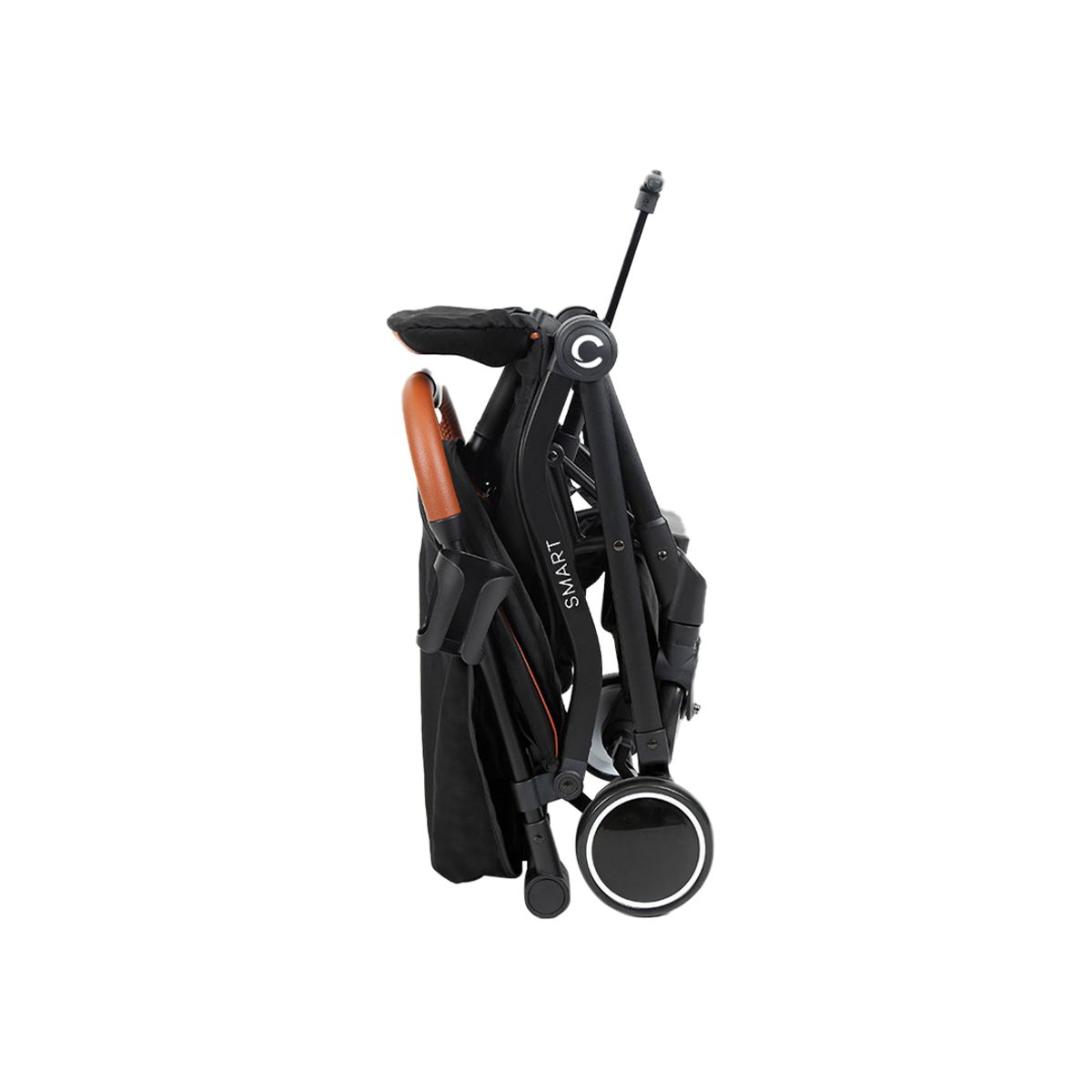 CARESTINO - Coche Carestino Smart Negro UltraCompacto