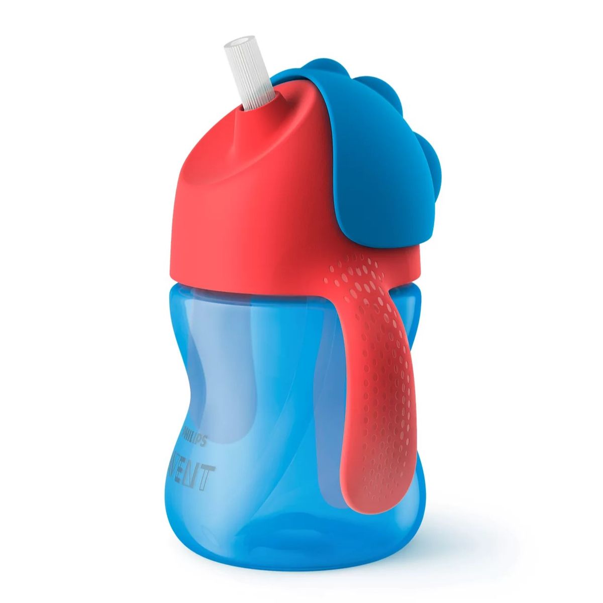 AVENT - Vaso Bombilla Flexible 200ml Avent Dino Azul 9m+ SCF79601