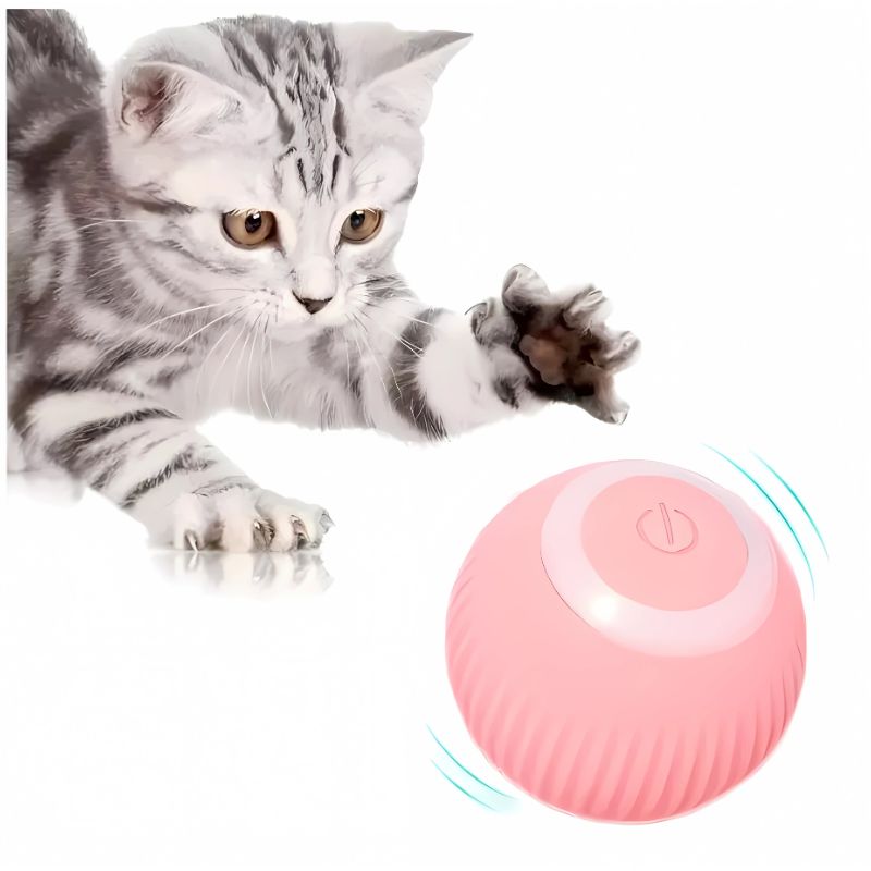 GENERICO - Pelota Automática Interactiva Para Gatos Juguete Usb