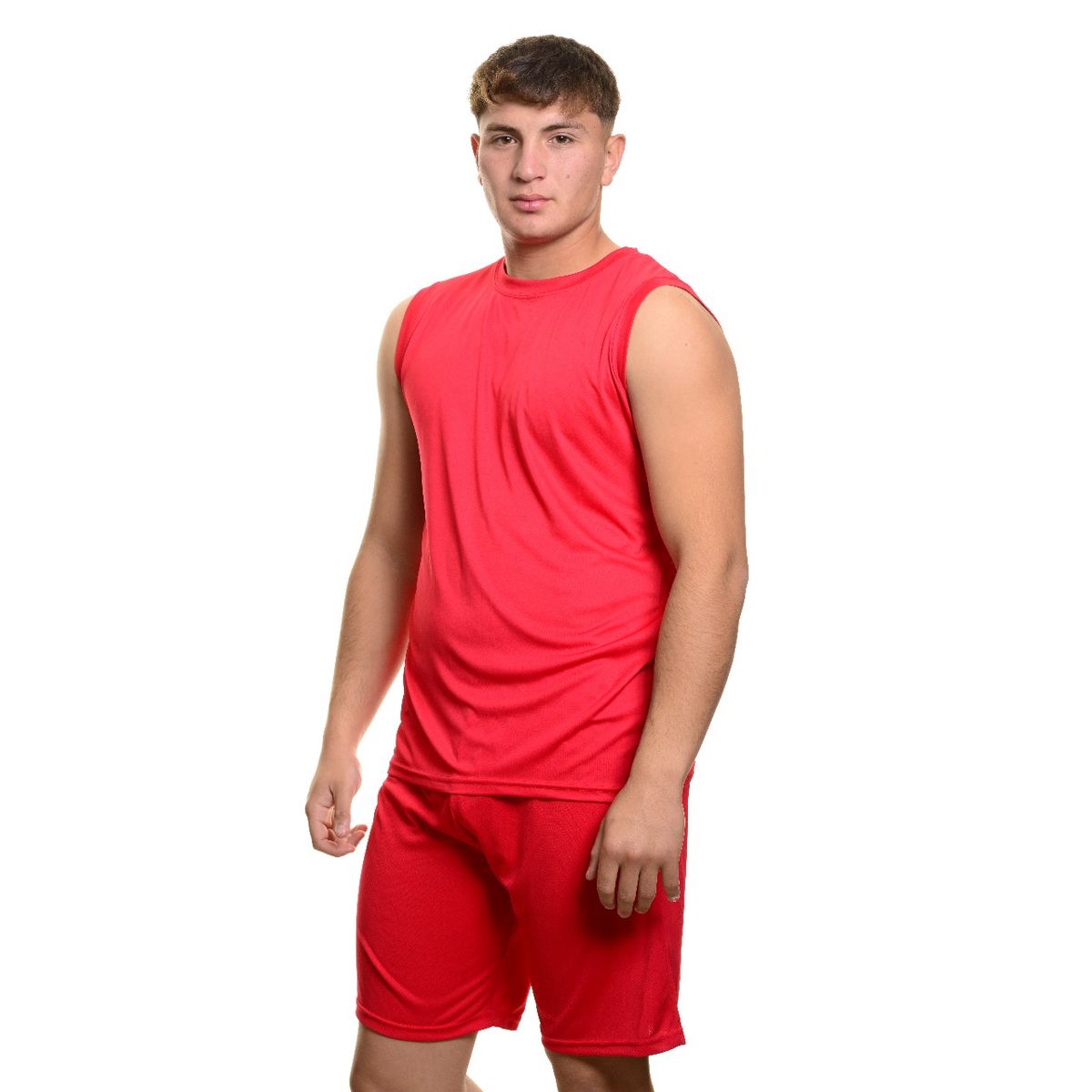 LIKE SHOP - Conjunto Deportivo Hombre Equipos Short y Polera Musculosa 7529