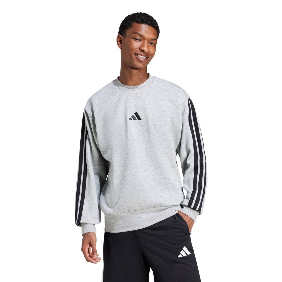 ADIDAS - Polerón Essentials Fleece 3 Tiras