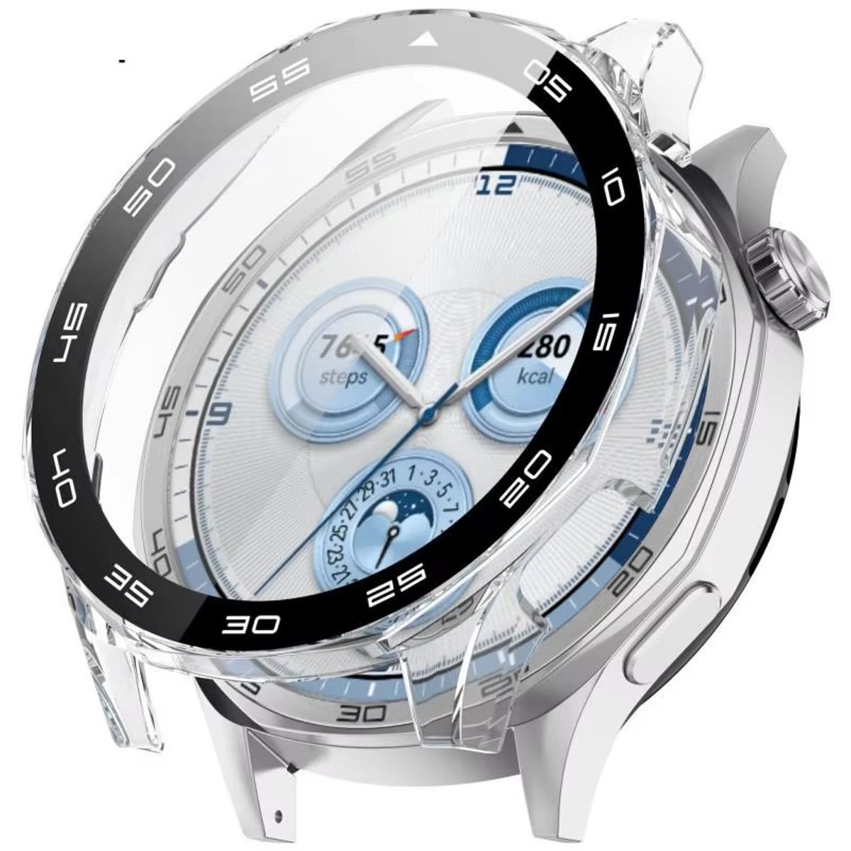 GENERICO - Protector Con Vidrio Para Huawei Watch GT5 46mm Transparente