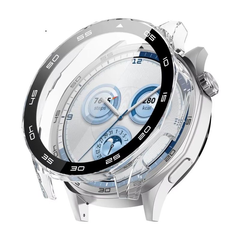 GENERICO - Protector Con Vidrio Para Huawei Watch GT5 46mm Transparente