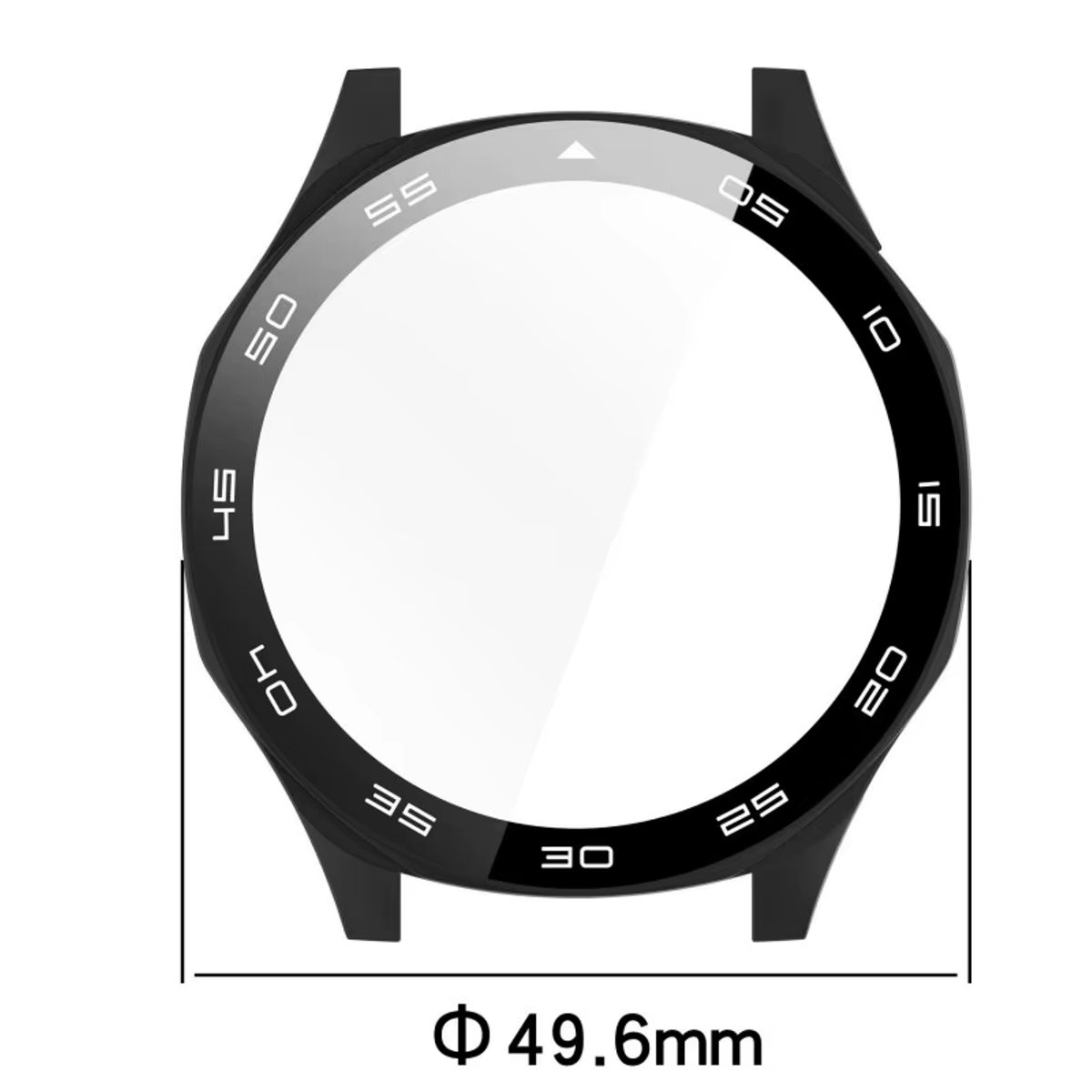 GENERICO - Protector Con Vidrio Para Huawei Watch GT5 46mm Transparente