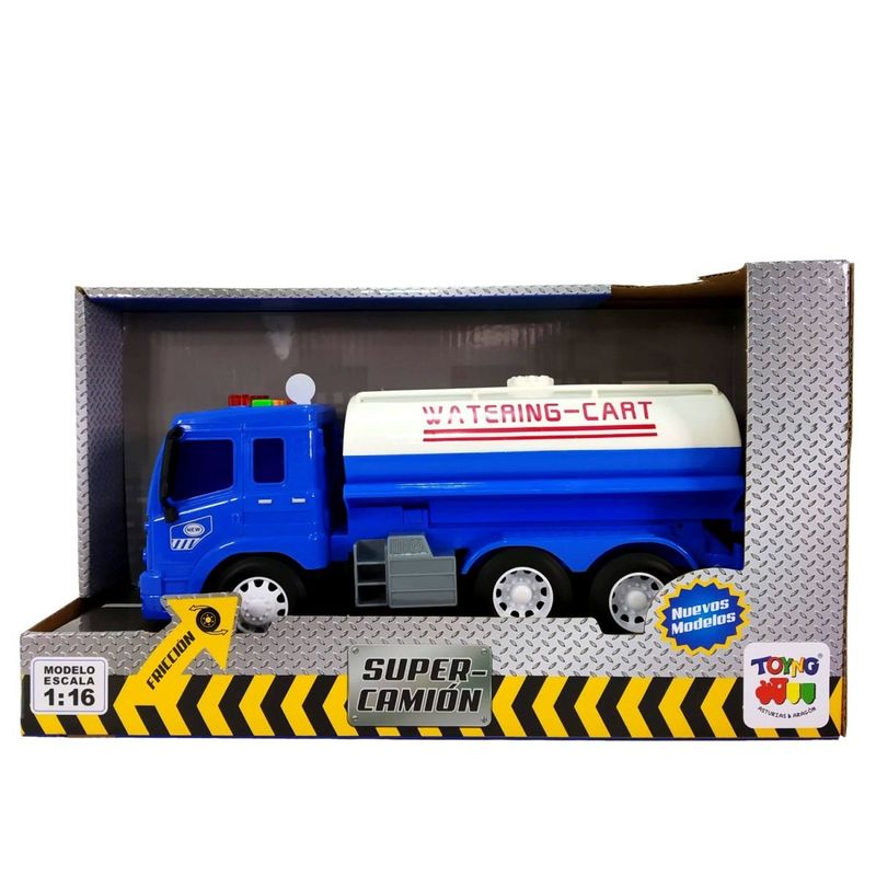 TOYNG - Camion Esc 1:16 Fricc C/Luz Y Sonido Tanque Agua - Toyng