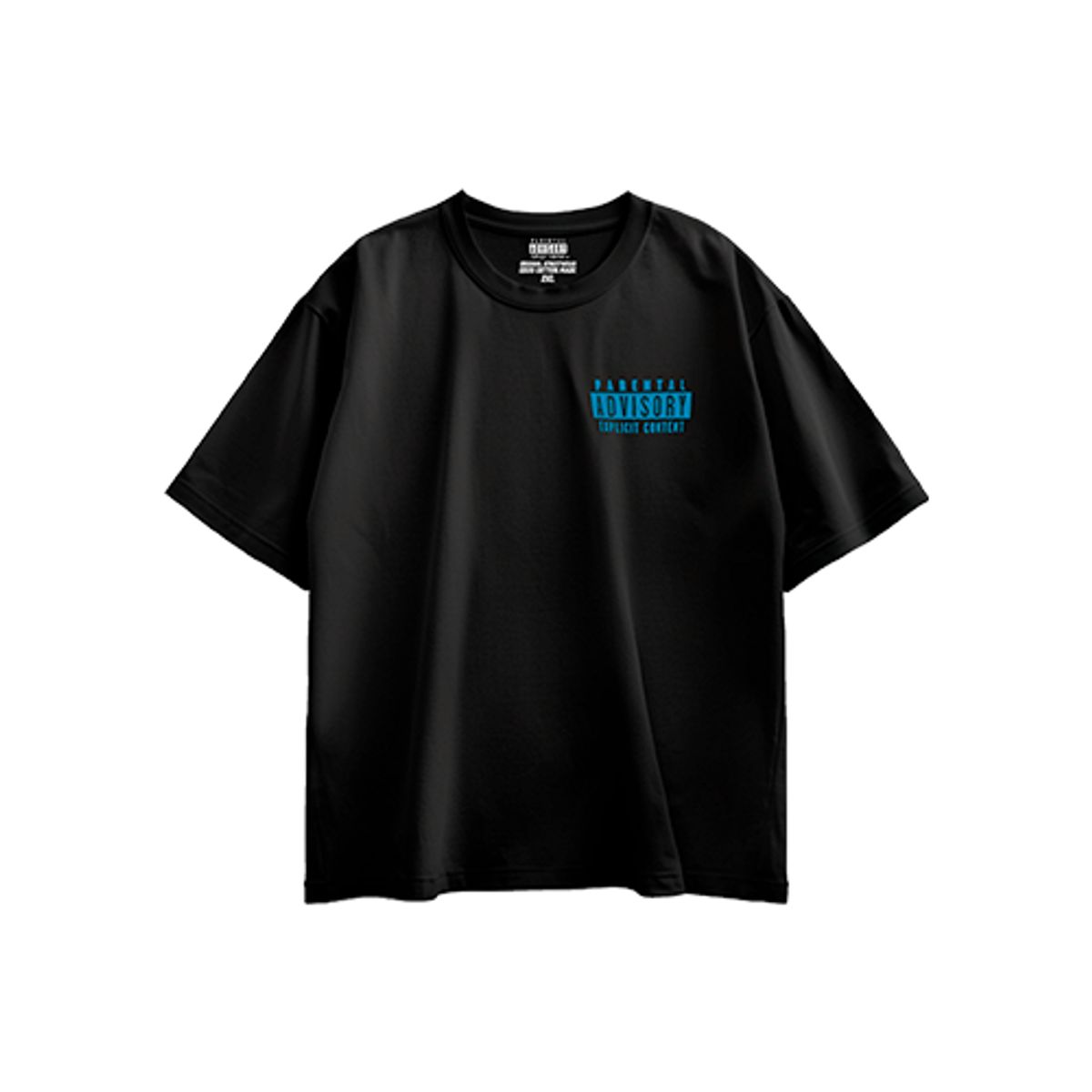 PARENTAL ADVISORY - Polera Parental Advisory® Original Blue Tag_.