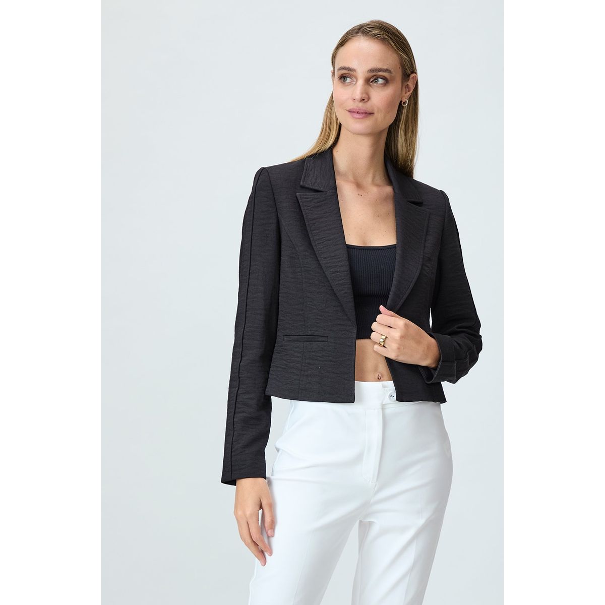 IO - Blazer Negro Mujer Io