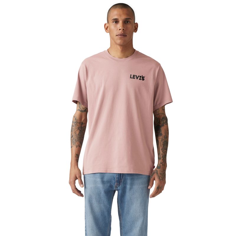 LEVIS - Polera Hombre Ss Relaxed Fit Tee Rosado Levis