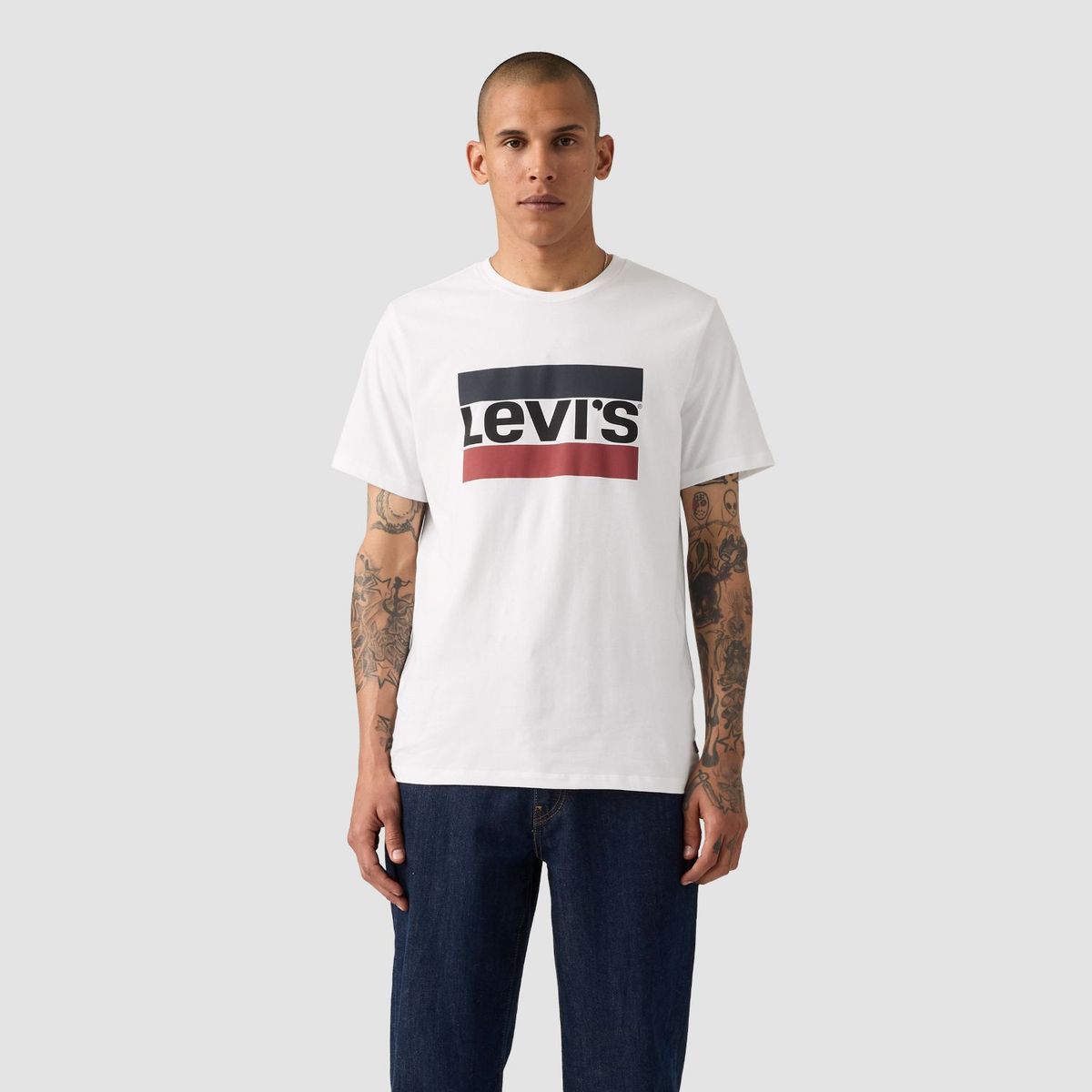 LEVIS - Polera Hombre Sportswear Graphic Blanco Levis