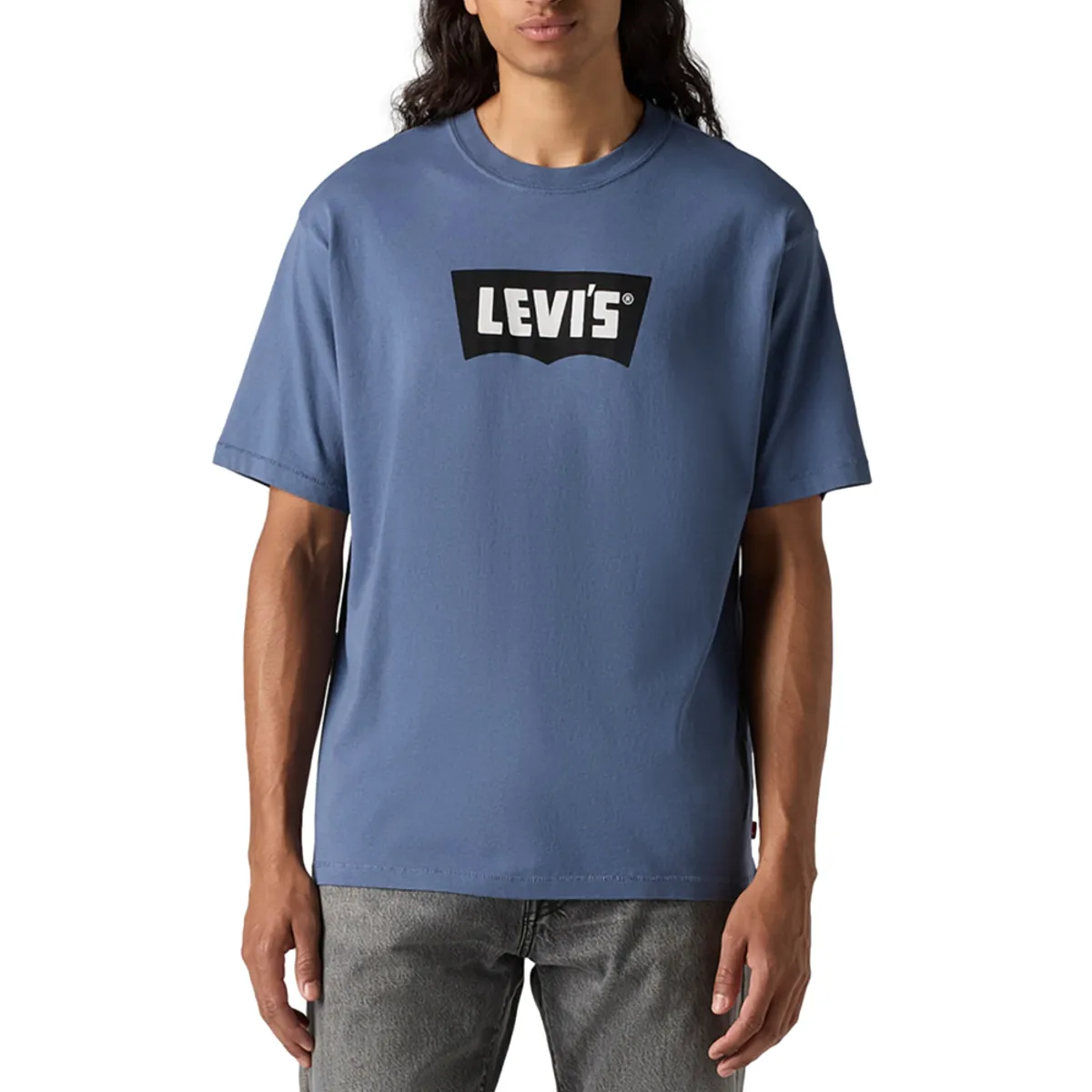LEVIS - Polera Hombre Vintage Bw Graphic Tee Azul Levis