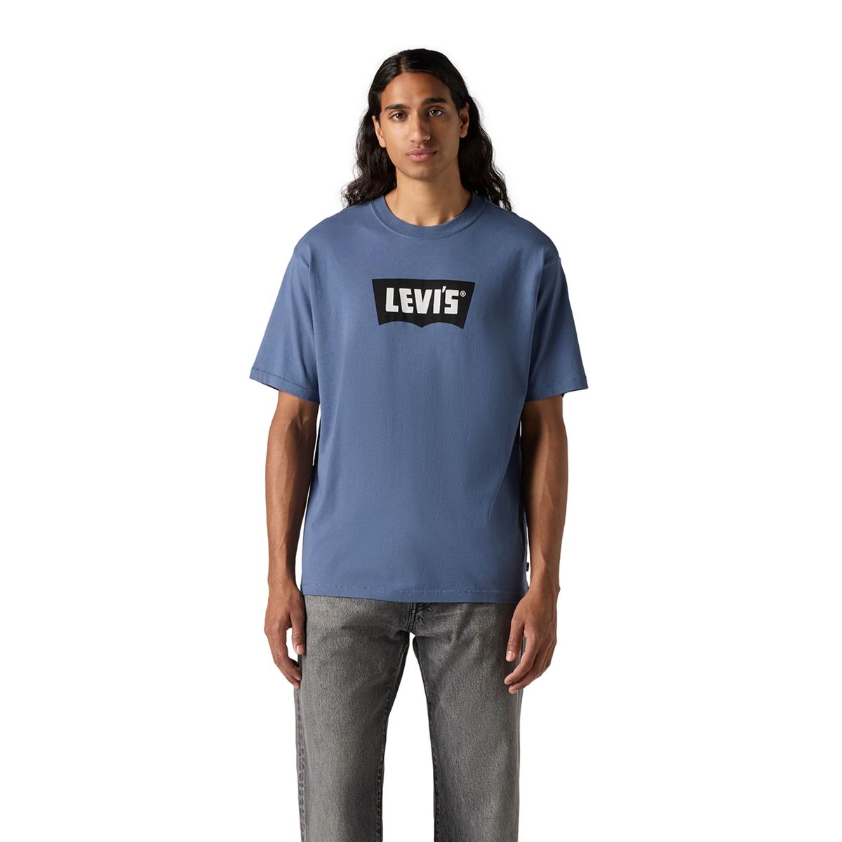 LEVIS - Polera Hombre Vintage Bw Graphic Tee Azul Levis