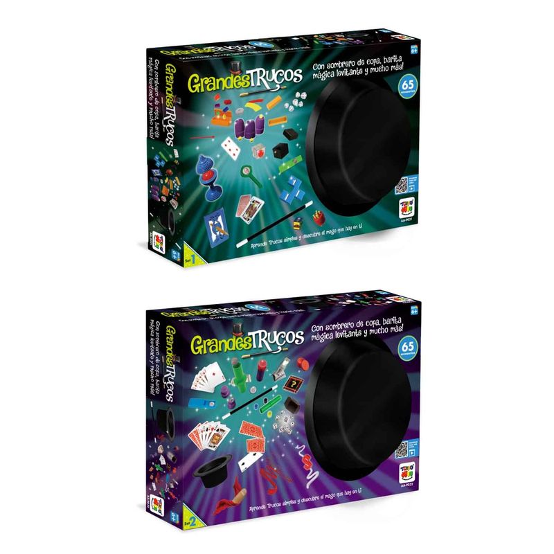 TOYNG - Pack 2 Grandes Trucos,65 Accesorios C/Sombrero