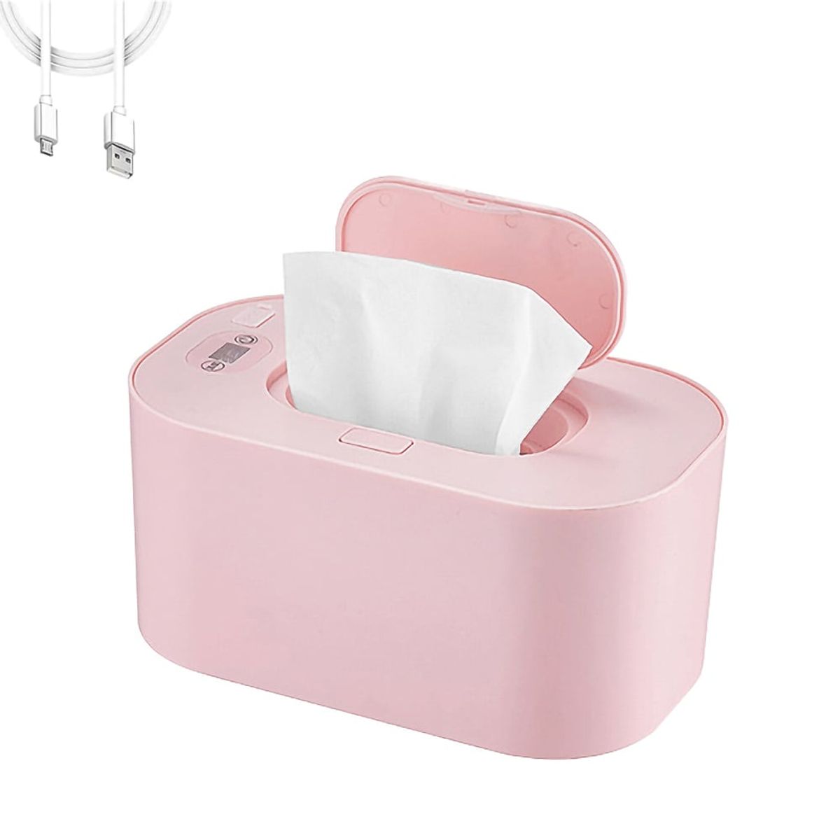 GENERICO - Rosa Calentador De Toallitas Para Familiares Con Pantalla