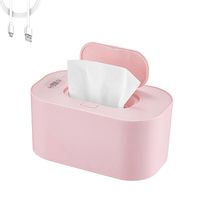 Rosa Calentador De Toallitas Para Familiares Con Pantalla