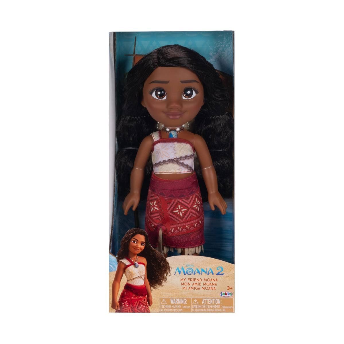 DISNEY - Muñeca Moana 2 My Friend atuendo renovado 14 pulgadas