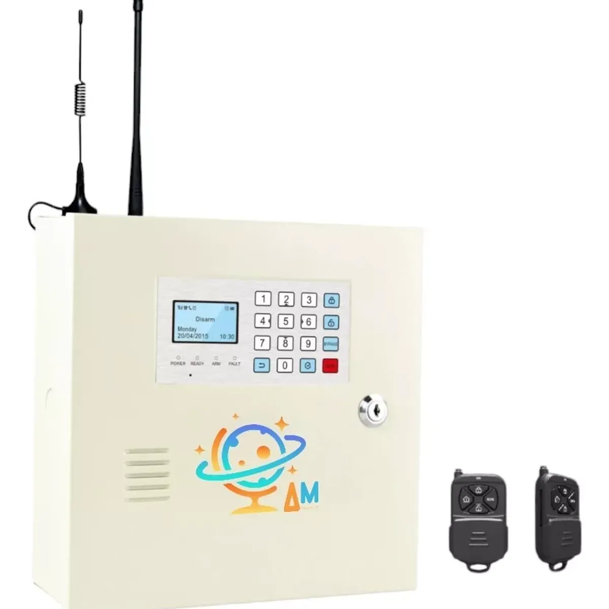 AM TECNOLOGY - Kit Alarma Inalambrica Cableada Pro Am Tecnology 16 Zonas Wifi Gsm 4G + App