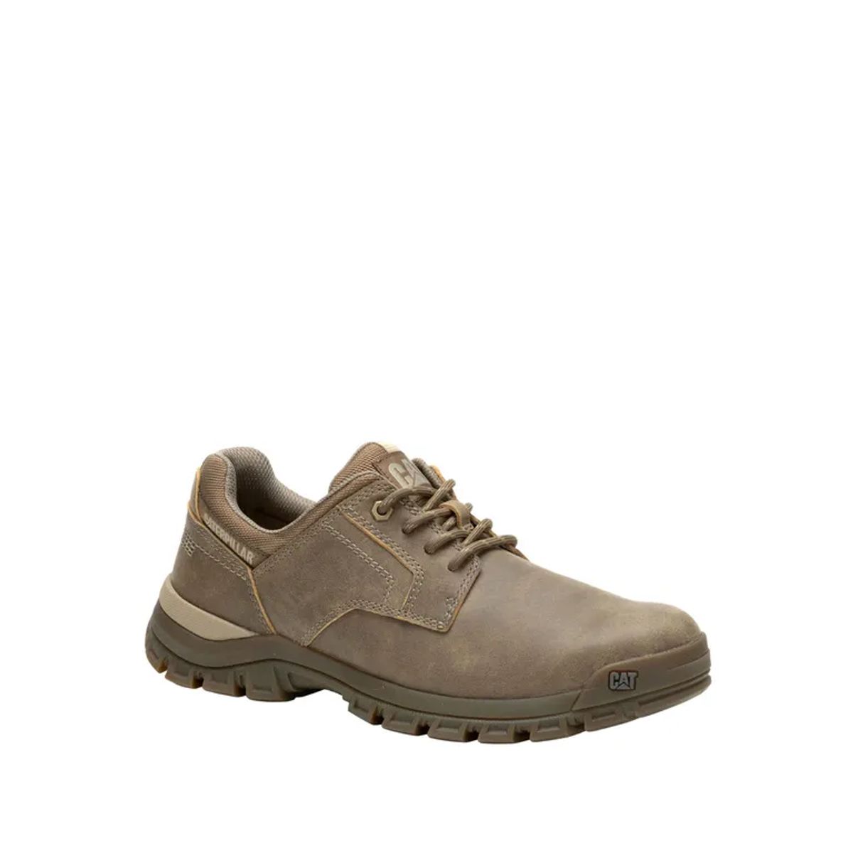 CAT - Zapatilla Cuero Hombre Threshold Low Café Oscuro CAT