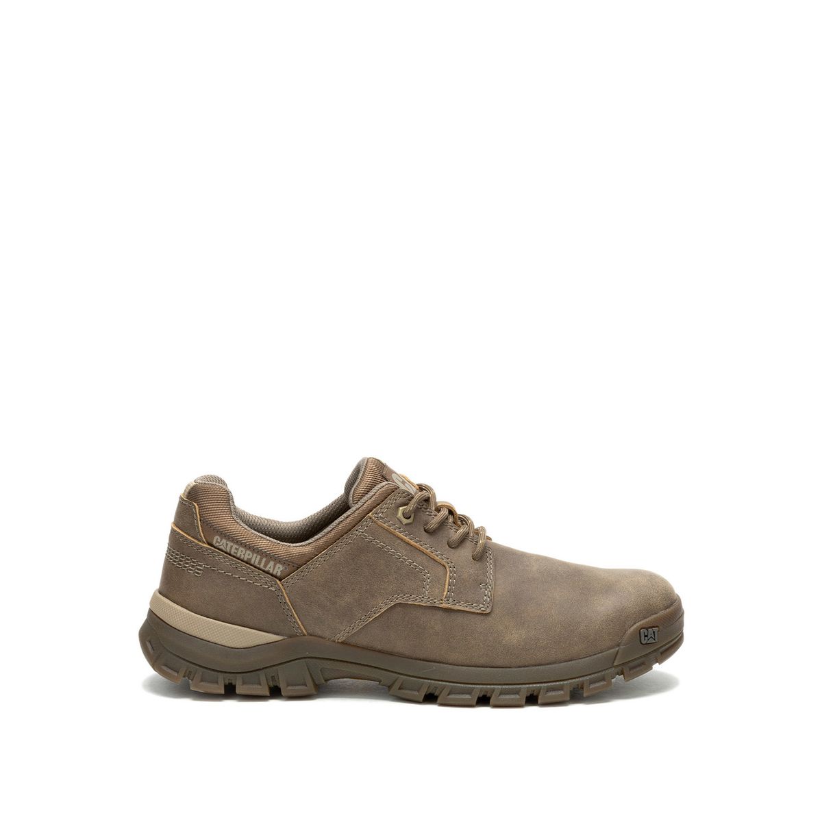 CAT - Zapatilla Cuero Hombre Threshold Low Café Oscuro CAT