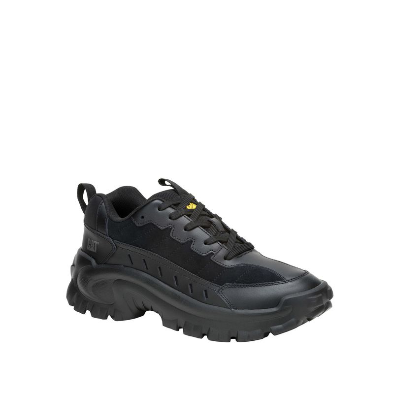 CAT - Zapatilla Cuero Hombre Intruder Lite Negro CAT