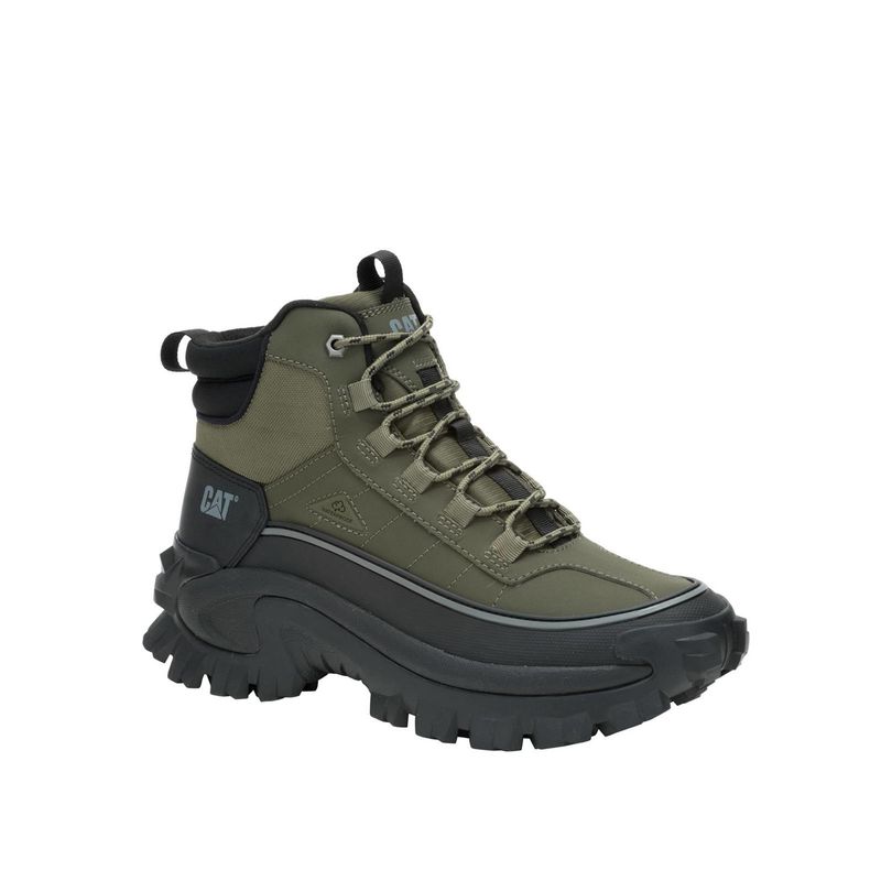CAT - Zapatilla Cuero Unisex Intruder Galosh 2 Verde CAT