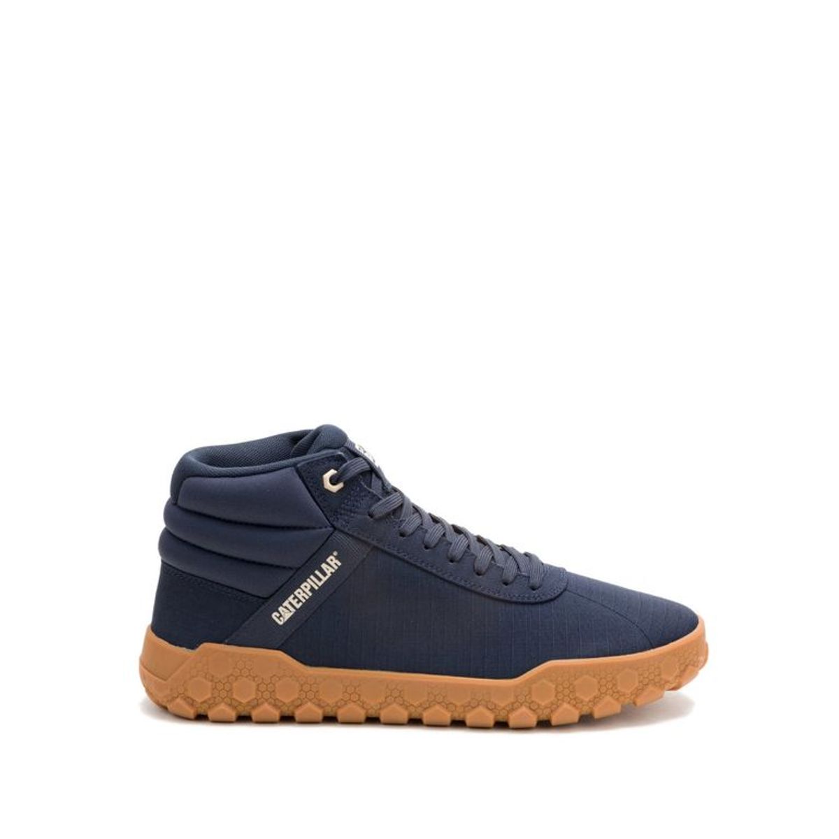 CAT - Zapatilla Con Caña Hombre Hex Plus Mid Canvas Azul CAT
