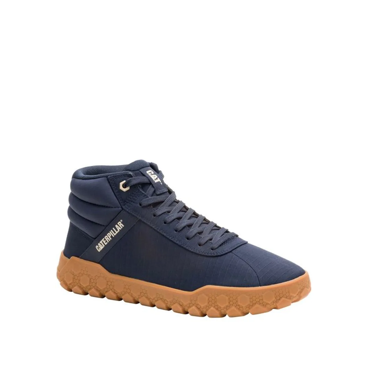 CAT - Zapatilla Con Caña Hombre Hex Plus Mid Canvas Azul CAT