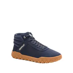 CAT - Zapatilla Con Caña Hombre Hex Plus Mid Canvas Azul