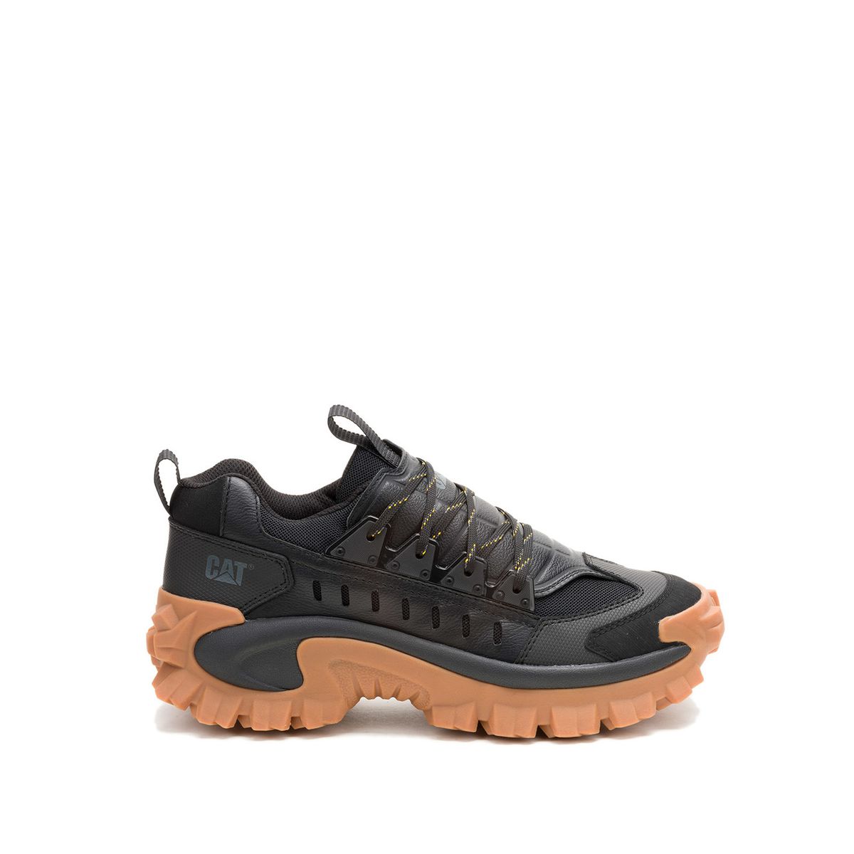 CAT - Zapatilla Cuero Hombre Intruder Met Negro CAT