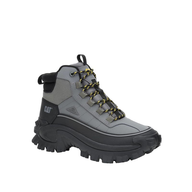 CAT - Zapatilla Cuero Unisex Intruder Galosh 2 Gris CAT
