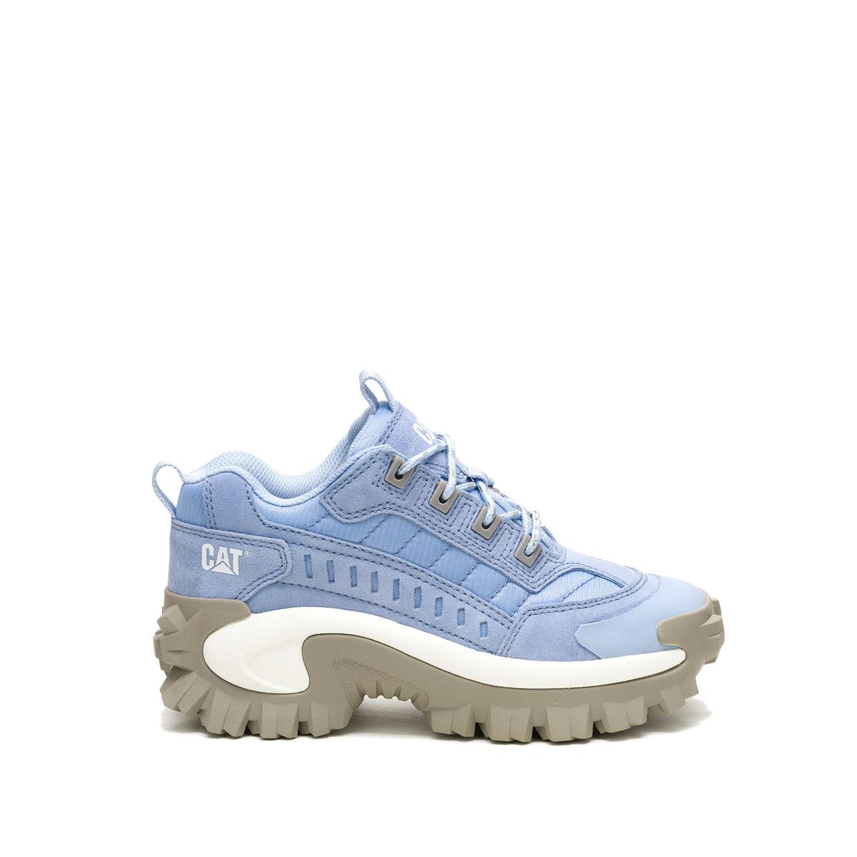 CAT - Zapatilla Cuero Mujer Intruder Azul Claro CAT