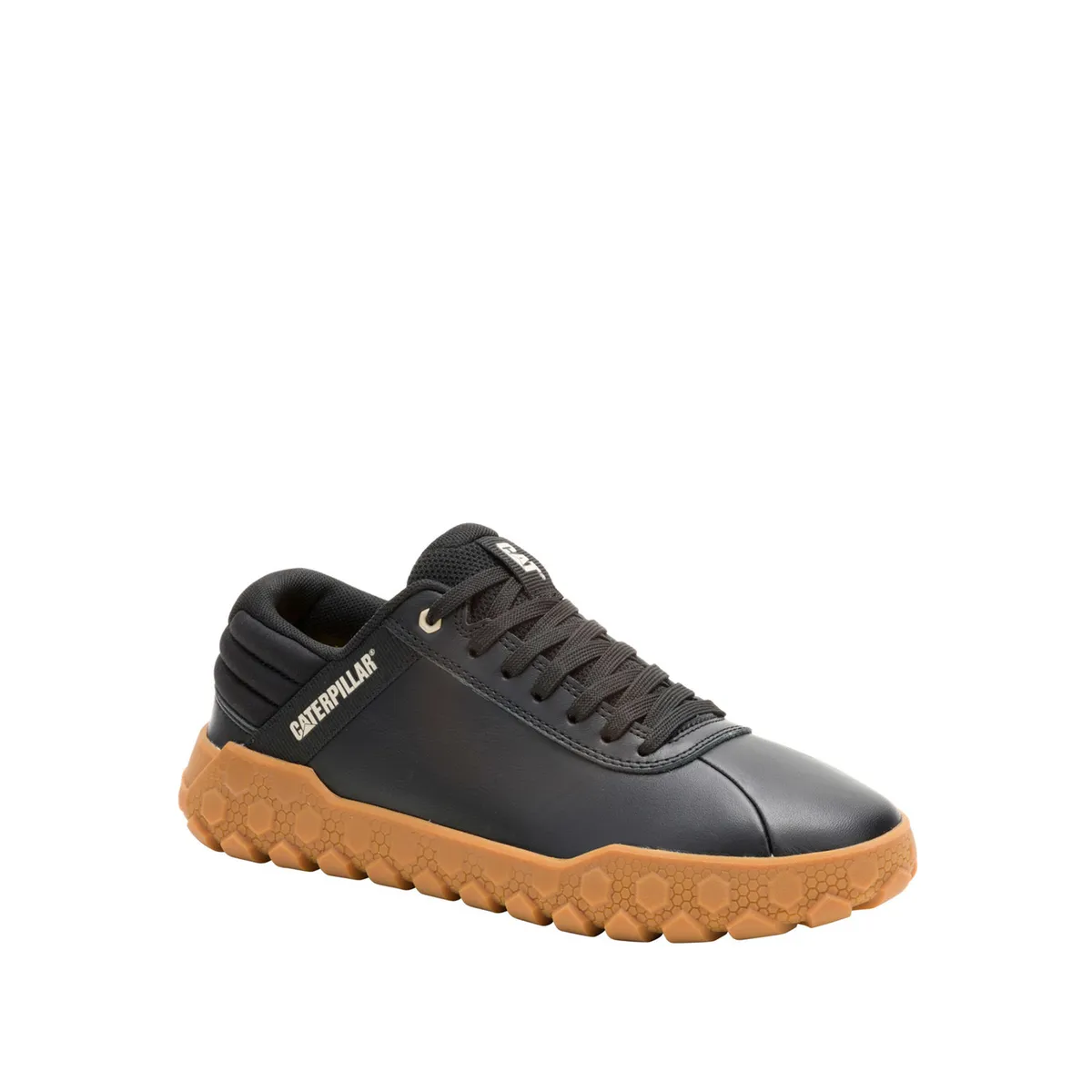 CAT - Zapatilla Cuero Mujer Hex Plus Negro CAT