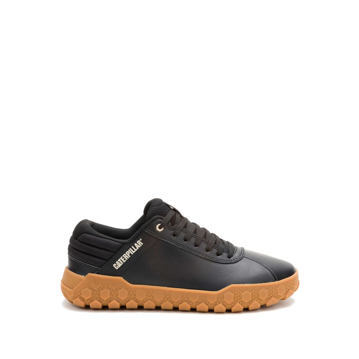 CAT - Zapatilla Cuero Mujer Hex Plus Negro CAT