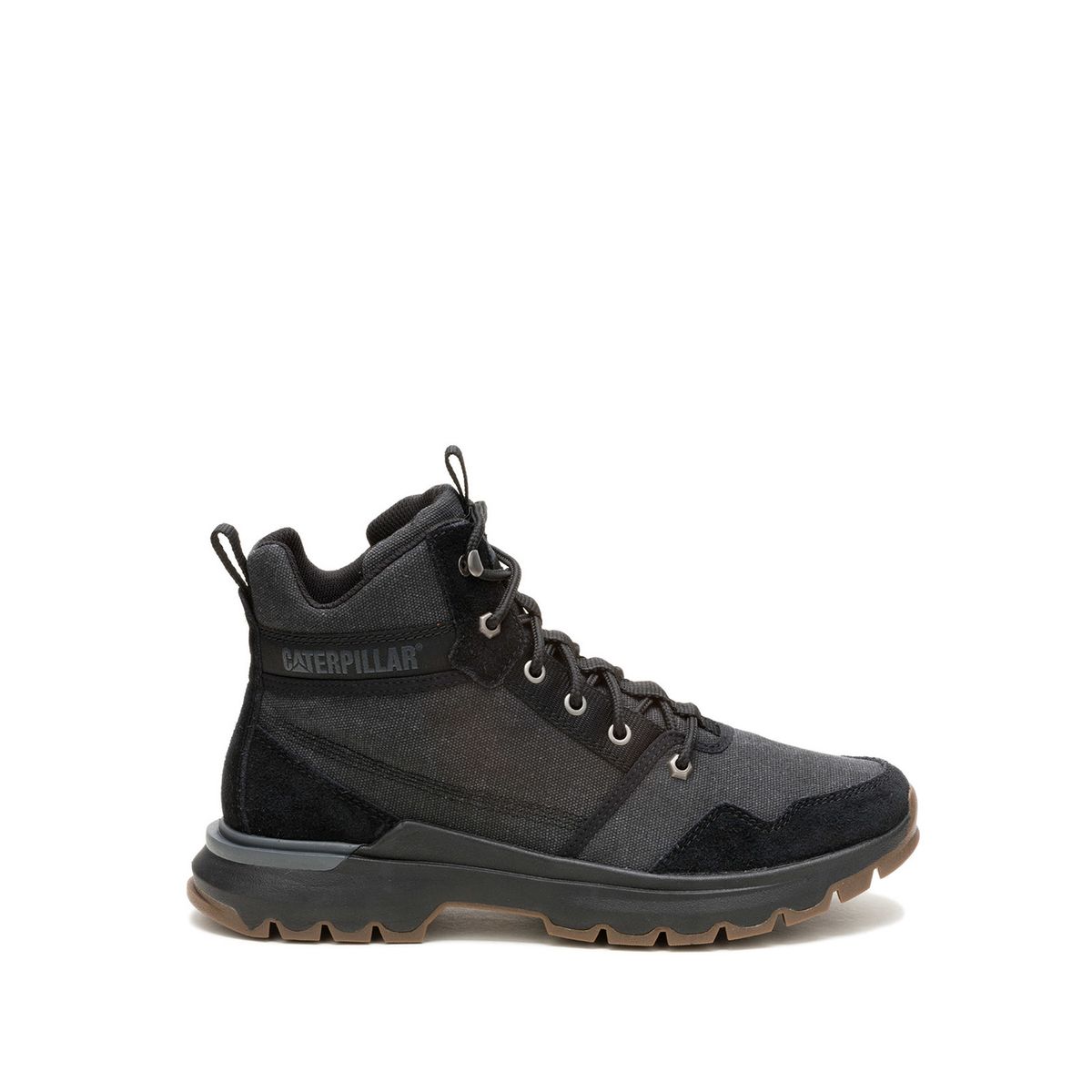 CAT - Zapatilla Con Caña Hombre Colorado Sneaker Negro CAT