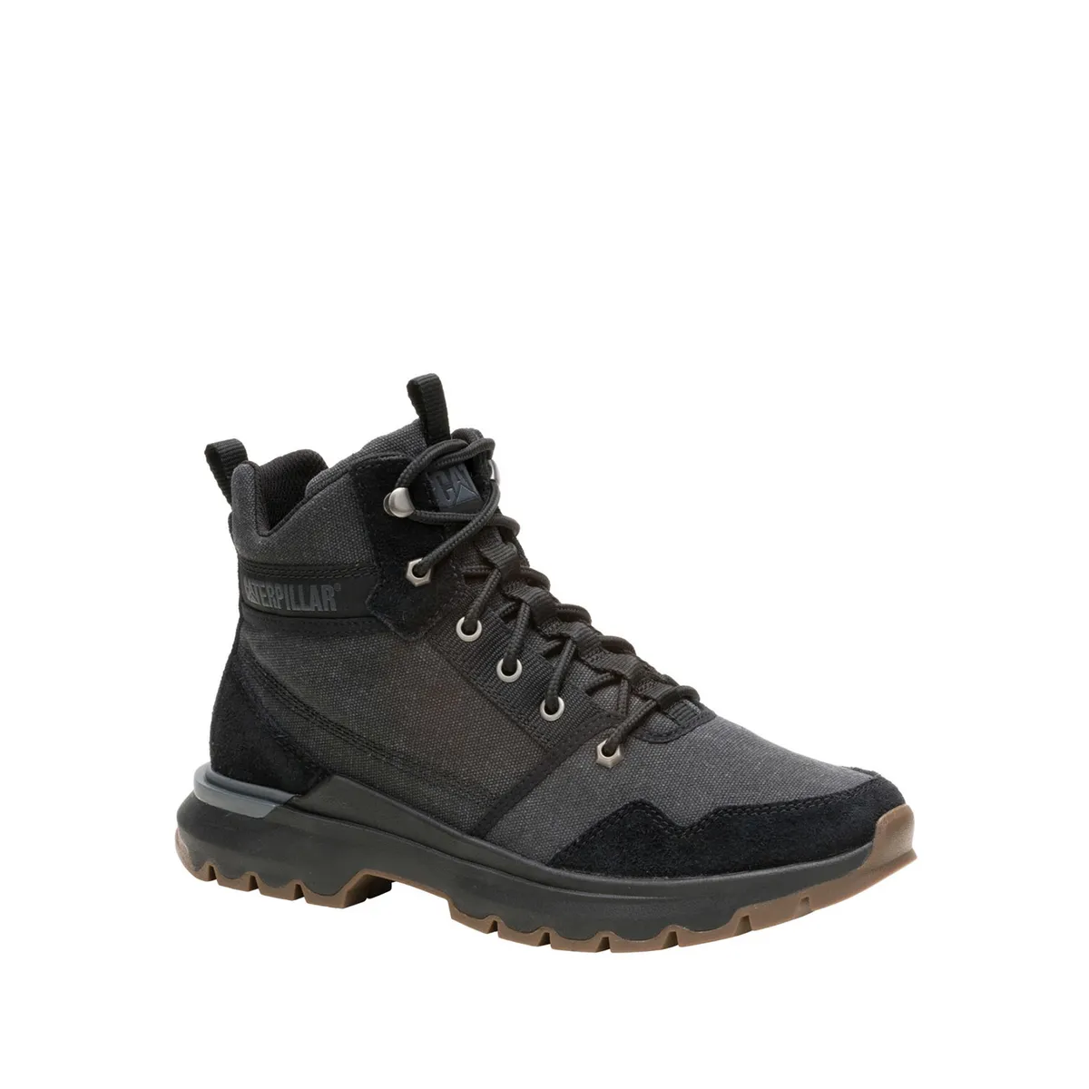 CAT - Zapatilla Con Caña Hombre Colorado Sneaker Negro CAT
