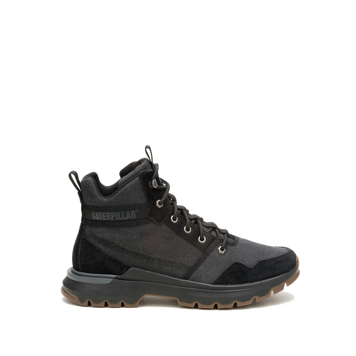 CAT - Zapatilla Con Caña Hombre Colorado Sneaker Negro CAT