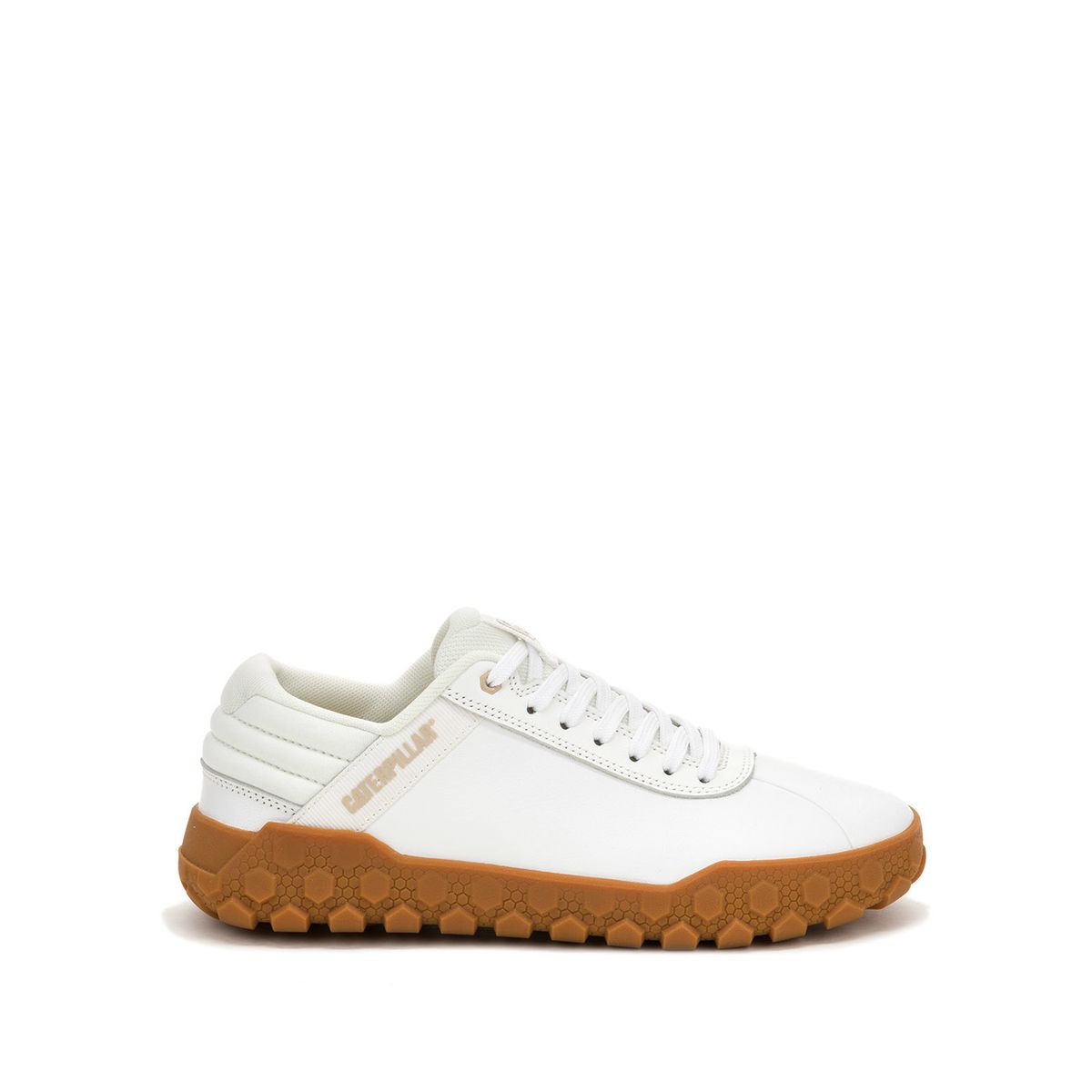 CAT - Zapatilla Cuero Mujer Hex Plus Blanco CAT