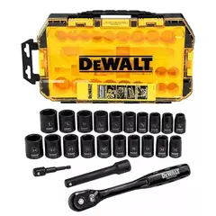 DEWALT - Set 23 piezas/dados impacto combinado 1/2” DWMT74739