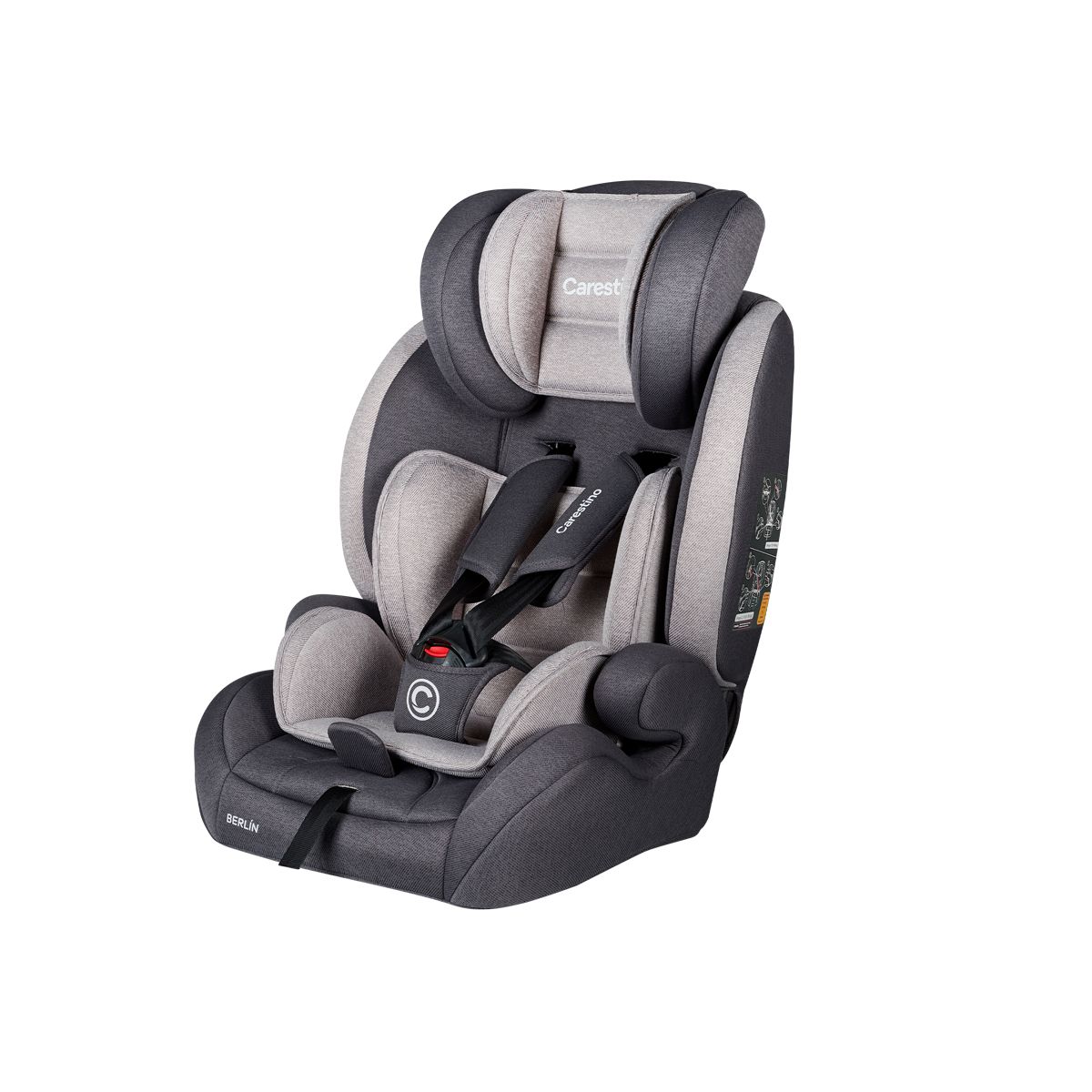 CARESTINO - Silla para Auto Berlín Gris Claro
