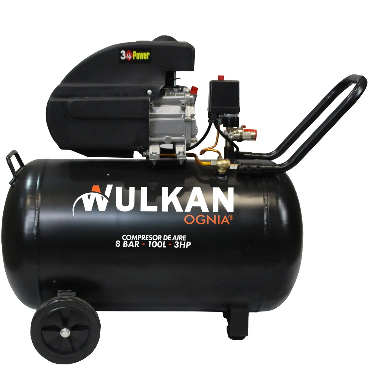 WULKAN OGNIA - Compresor Aire 100L 3HP Wulkan WC-100