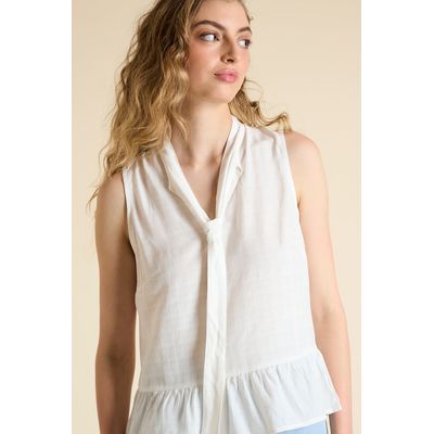 Imagen 2 del producto Blusa Sin Mangas Crudo Mujer