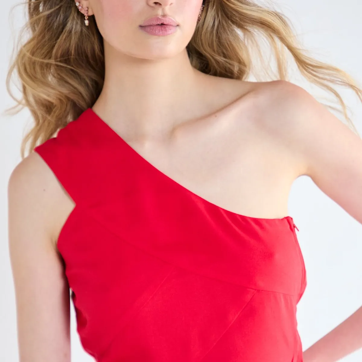 IO - Blusa Sin Mangas Rojo Mujer Io