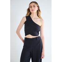 Blusa Sin Mangas Negro Mujer
