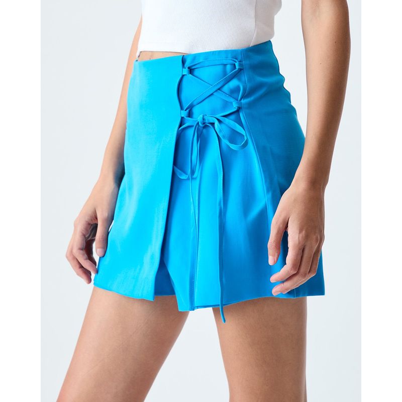 IO - Short Azulino Mujer Io
