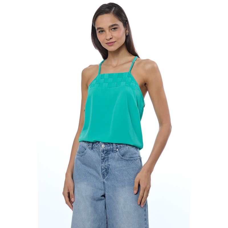 IO - Blusa Sin Mangas Calipso Mujer Io