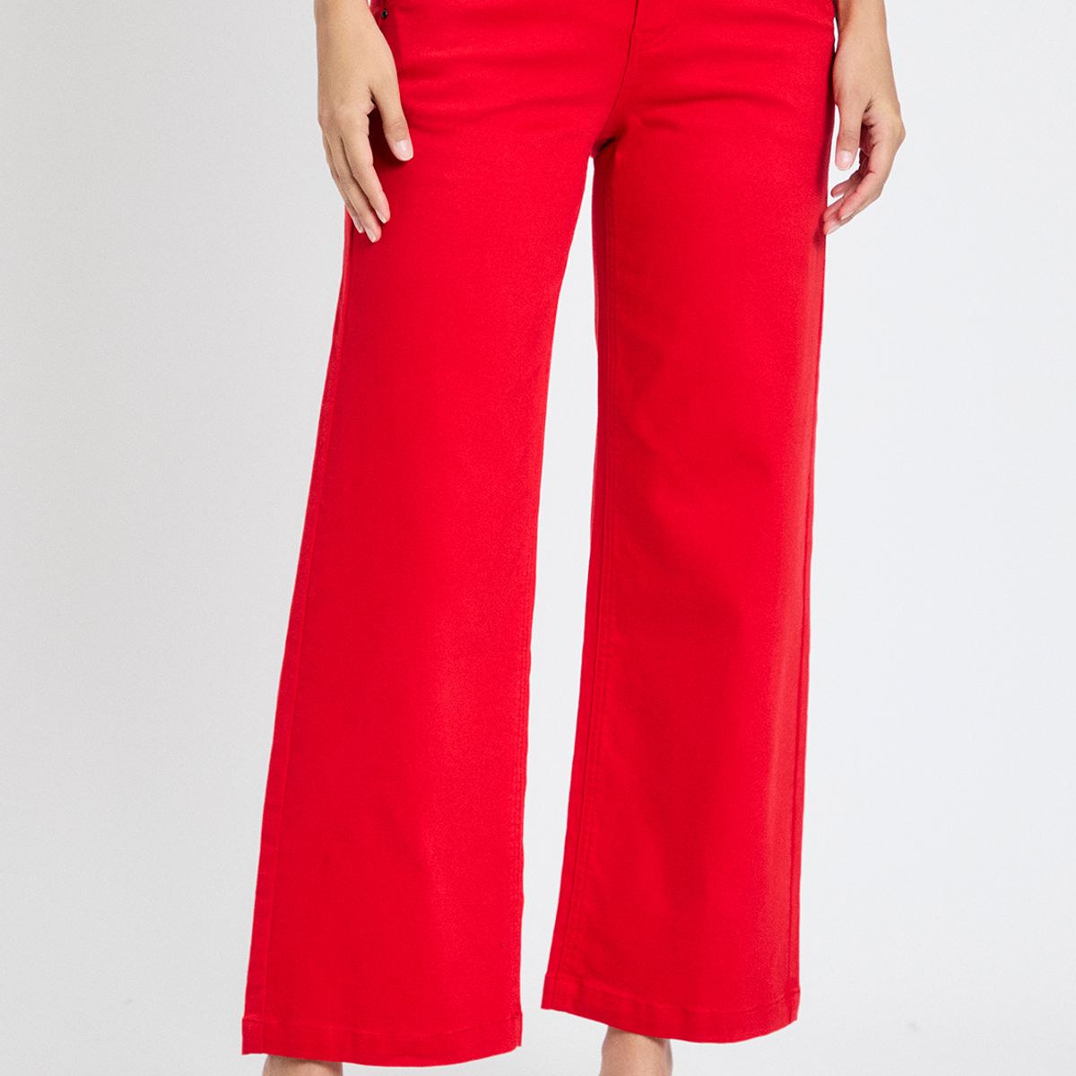 ASH - Jeans Wide Rojo Mujer Ash