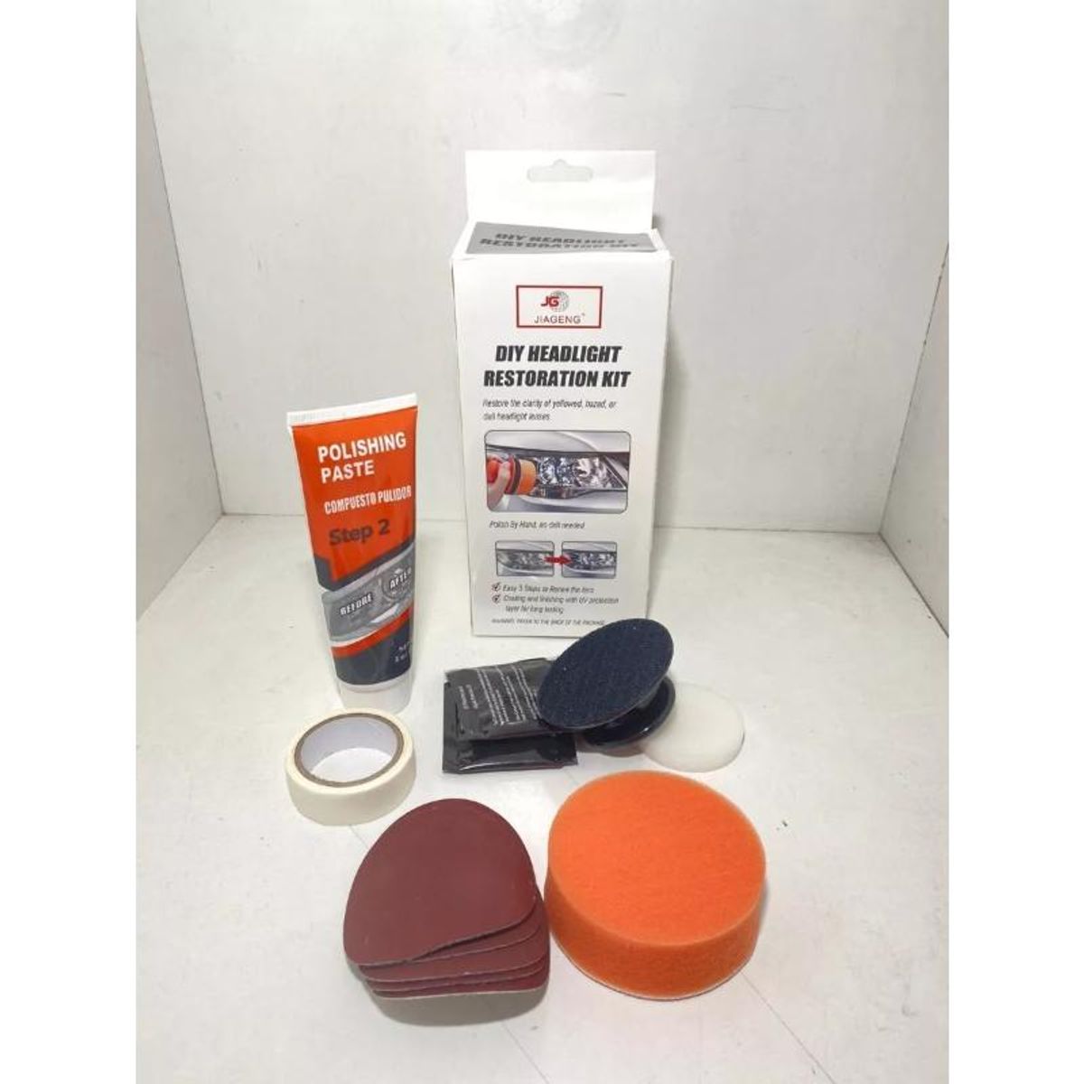 GENERICO - Kit Reparador de Optico Pulidor Micas Faroles Ópticos Renovador