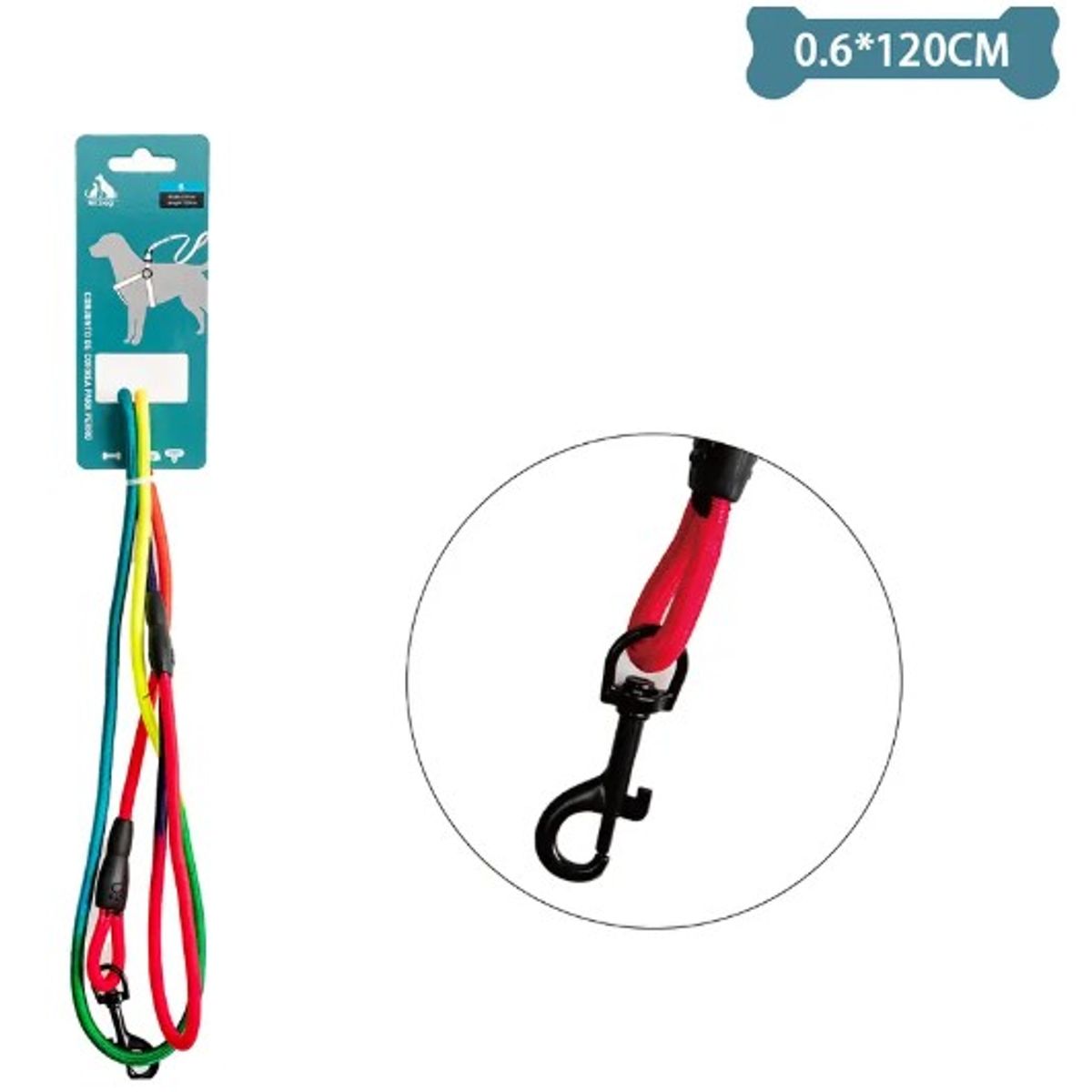 GENERICO - Correa Multicolor Resistente 06Cm12M Color Aleatorio