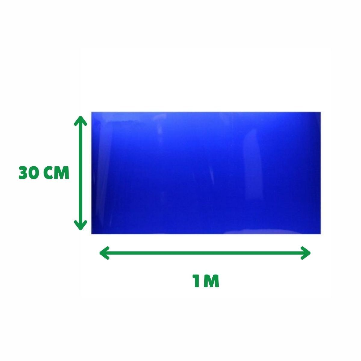 GENERICO - Papel De Fondo Para Acuario 30cm X 1m Azul