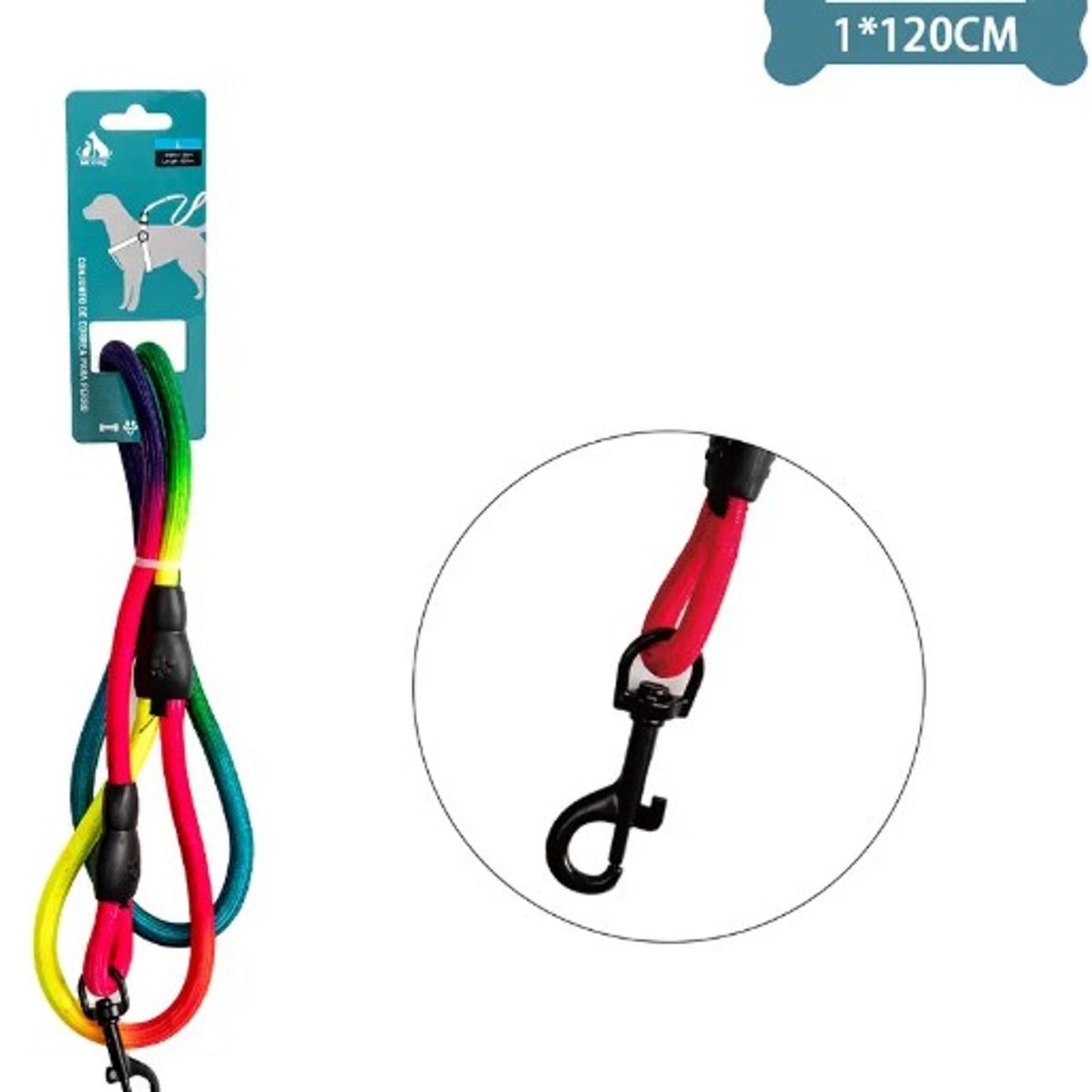 GENERICO - Correa Multicolor Resistente 10Cm12M Color Aleatorio