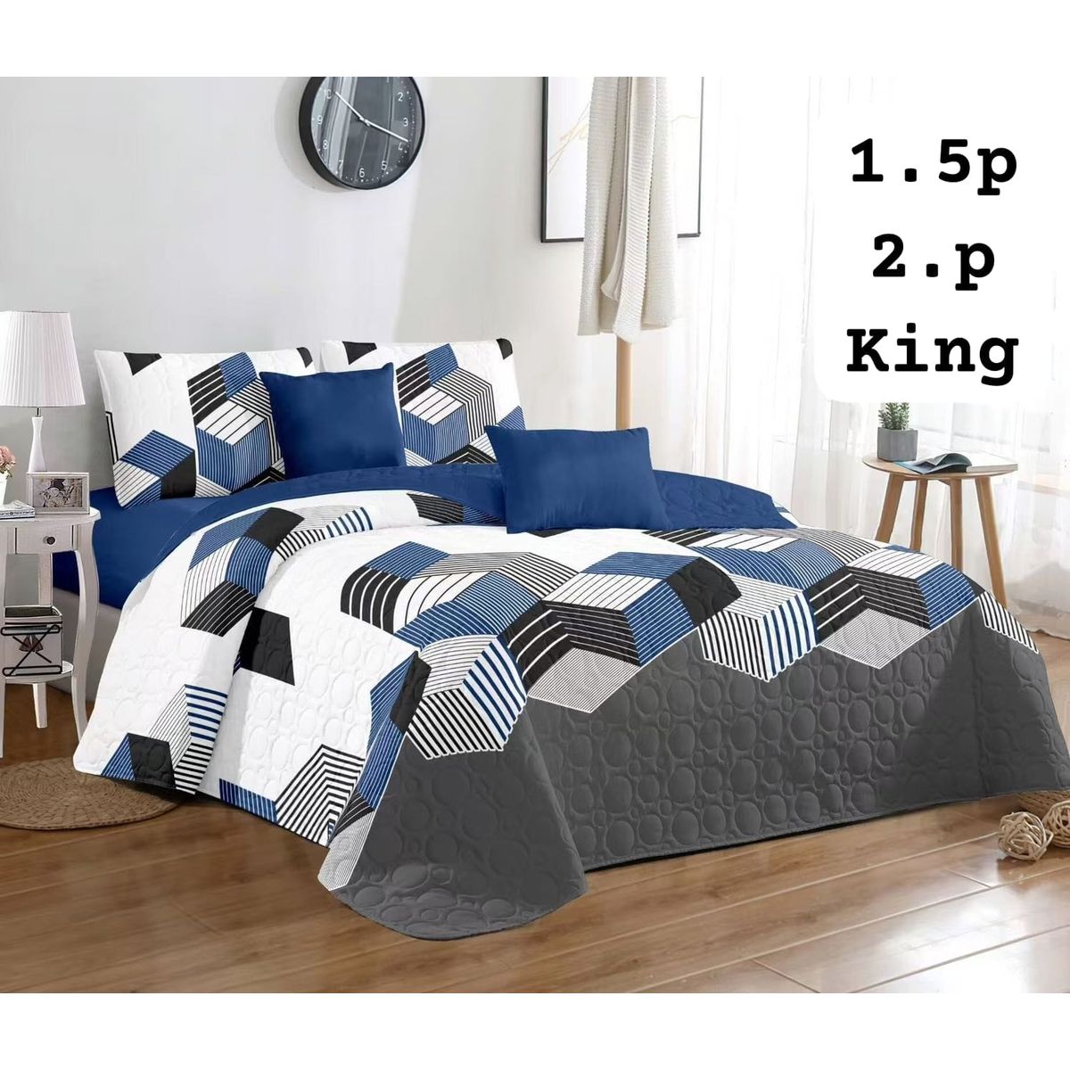 GENERICO - cubrecama quilt verano plaza y media